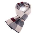 Cozy Cashmere Feel Plaid Wool Scarf