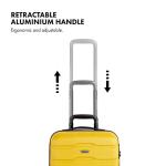 Mustard 3-Piece Lightweight Wheeled Luggage Set