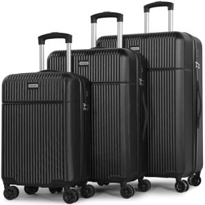 Stylish Hard Shell Luggage Set with Wheels