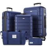 SHOWKOO 5-Piece Lightweight Hardshell Luggage Set