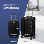 Skywander Lightweight 2-Piece Travel Suitcase Set