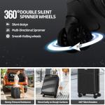 Stylish Hard Shell Luggage Set with Wheels
