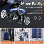 SHOWKOO 5-Piece Lightweight Hardshell Luggage Set