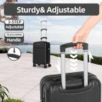 Stylish Hard Shell Luggage Set with Wheels