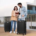 Skywander Lightweight 2-Piece Travel Suitcase Set