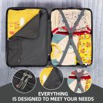 Stylish Hard Shell Luggage Set with Wheels