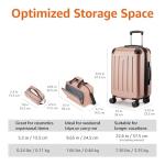 Rose Gold 3-Piece Hardside Luggage Set