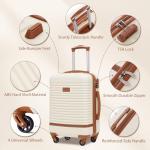5-Piece COOLIFE Luggage Set with Backpack & Toiletry Bag