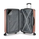 Rose Gold 3-Piece Hardside Luggage Set