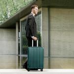 SHOWKOO 3-Piece Hard Shell Suitcase Set - Dark Green