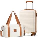 Coolife Lightweight Cabin Suitcase with 4 Wheels