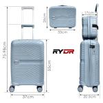 RYDR Cool Blue 2-Piece Lightweight Luggage Set