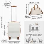 Lightweight 2-Piece Hard Shell Luggage Set