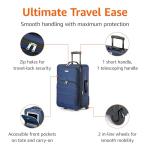 Lightweight Stackable Suitcase and Tote Set