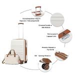 Lightweight 2-Piece Hard Shell Luggage Set