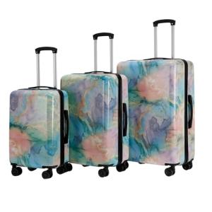 Marble Hardshell Luggage Set of 3 with Wheels