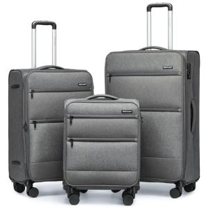 3-Piece British Traveller Lightweight Luggage Set
