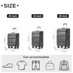 3-Piece British Traveller Lightweight Luggage Set