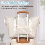 5-Piece Lightweight Travel Luggage Set in White