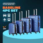 Monzana Travel Suitcase Set - 4 Piece Blue