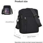 Men's Waterproof Crossbody Bag - Large Capacity
