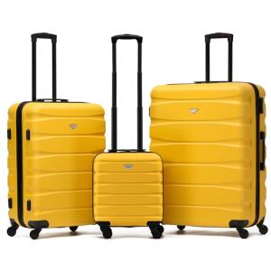 3-Piece Flight Knight Suitcase Set - Lightweight & Approved