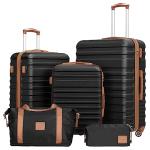 Coolife Lightweight Hard Shell Travel Luggage Set