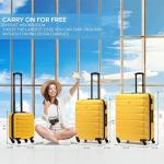 3-Piece Flight Knight Suitcase Set - Lightweight & Approved