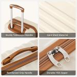 Coolife Lightweight Hard Shell Travel Luggage Set