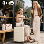 COOLIFE 20-Inch 3-Piece Luggage Set with Accessories