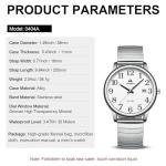 Stylish Waterproof Analog Quartz Watch for Men