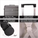 Aerolite Charcoal 3-Piece Hard Shell Luggage Set