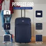 26" Lightweight Expandable Trolley Suitcase Bag