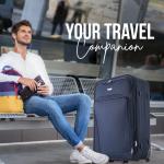 26" Lightweight Expandable Trolley Suitcase Bag