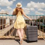 Aerolite 24in Lightweight Hard Shell Suitcase - Charcoal