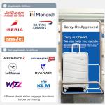 Kono 2-Piece Lightweight Hard Shell Luggage Set