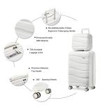 Kono 2-Piece Lightweight Hard Shell Luggage Set