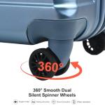 Lightweight Hard Shell Cabin Suitcase with Wheels