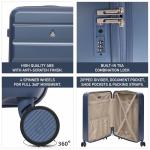 Blue Aerolite 24" Lightweight Spinner Suitcase
