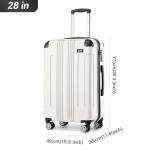 Kono 28" Lightweight Hard Shell Luggage - Beige