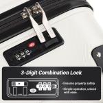 Kono 28" Lightweight Hard Shell Luggage - Beige
