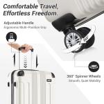 Kono 28" Lightweight Hard Shell Luggage - Beige