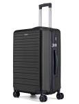 FLIEE Lightweight Medium Hard Shell Suitcase - Black