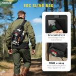 Anti-Theft RFID Sling Backpack for Travel