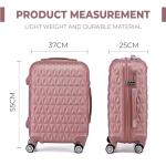 Rose Gold Hard Shell Cabin Carry-On Suitcase