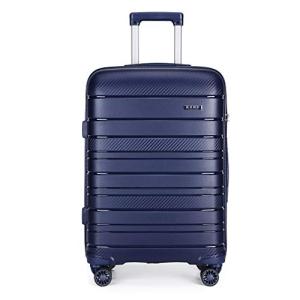 Kono Navy Lightweight 65cm Spinner Luggage Suitcase