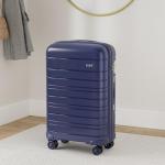 Kono Navy Lightweight 65cm Spinner Luggage Suitcase
