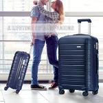 Kono Navy Lightweight 65cm Spinner Luggage Suitcase