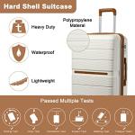 28" Lightweight Hard Shell Suitcase with Wheels