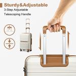 28" Lightweight Hard Shell Suitcase with Wheels